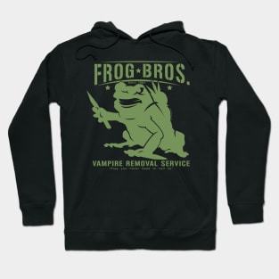 Frog Bros Vampire Removal  (dark tees) Hoodie